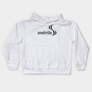 Smellville Logo Black Kids Hoodie